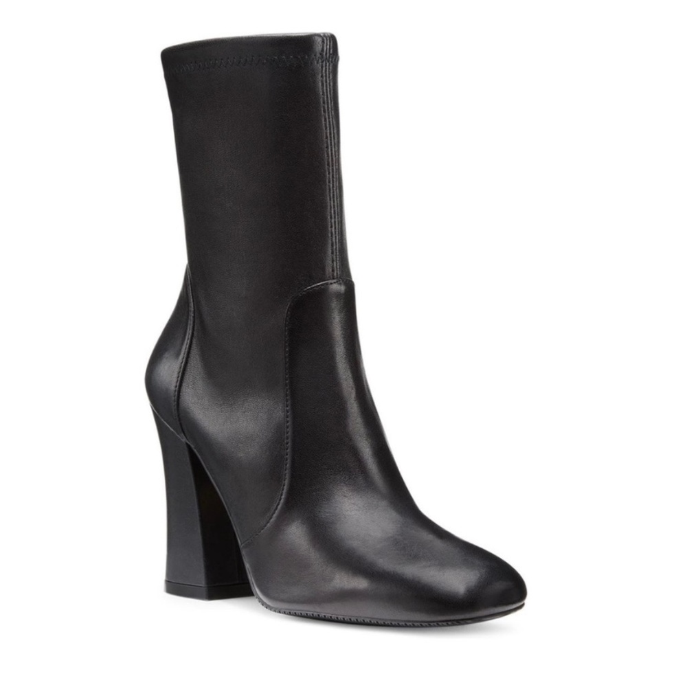 Stuart Weitzman - Curveblock 100 High Heel Boot - NWOT - Black - Size 8